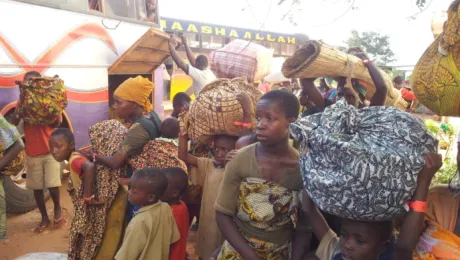 Thousands of people have been displaced by the Burundi crisis. These people fled to safety in Tanzania. Photo: LWF