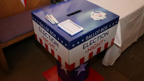 Voters in the United States prepare to cast their ballots in the presidential election on 3 November. Photo: US Embassy in Bern (CC-BY-SA)