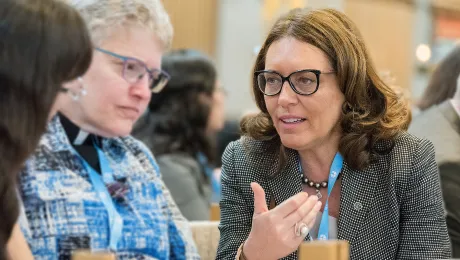 Cordelia Vitiello is a member of the LWF Council, representing Central and Western Europe. Her home church is the Evangelical Lutheran Church in Italy where she is actively engaged in the diaconal and social work. Photo: LWF/Albin Hillert