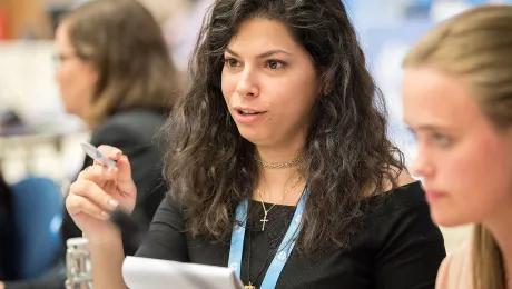 Ms Sally Azar, Evangelical Lutheran Church in Jordan and the Holy Land. Photo: LWF/Albin Hillert