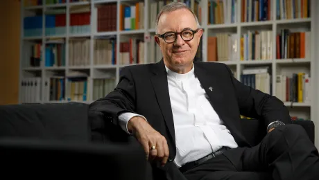 Rev. Dr Frank Otfried July, LWF Council member and Bishop of the Evangelical Lutheran Church in WÃ¼rttemberg. Photo: EMH/Gottfried Stoppel