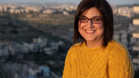 Attorney Scarlet Bishara is a judge in the Ecclesiastical Court of the Evangelical Lutheran Church in Jordan and the Holy Land (ELCJHL) and a member of the ELCJHL Church of the Reformation at Beit Jala. Photo: LWF/Ben Gray