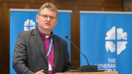 Presiding Bishop Jerzy Samiec from the Evangelical Church of the Augsburg Confession in Poland. Photo: LWF/Albin Hillert 