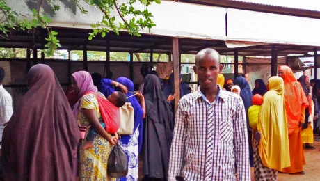 Kader Ali Ahmed in Hagadera, a part of the Dadaab refugee camp in Kenya. Photo: LWF Kenya