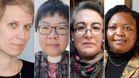 During a 30 March webinar, four ordained women from Mexico, Austria, Tanzania and Malaysia talked about the challenges they face and responsibilities they share in bringing an alternative voice to the highest levels of church leadership. Photo: Composite