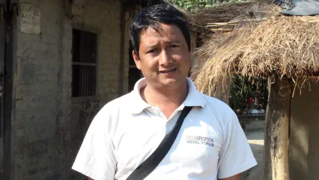 Hukum Sarki dreams of seeing the Haliya, or bonded labor system, totally eradicated. Photo: LWF Nepal