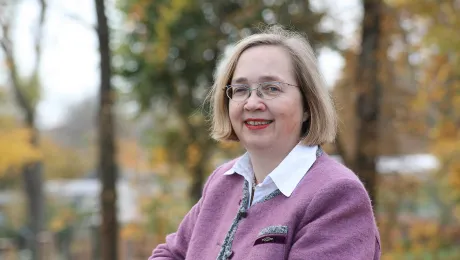 Rev. Inken WÃ¶hlbrand has been director of the LWF Center Wittenberg since October 2018. Photo: LWF/WeyermÃ¼ller