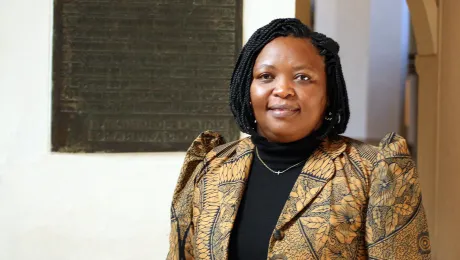 Rev. Dr Hoyce Jacob Lyimo-Mbowe was one of the lecturers at the 19th International Seminar for pastors in Wittenberg, Germany. Photo: LWF/A. WeyermÃ¼ller