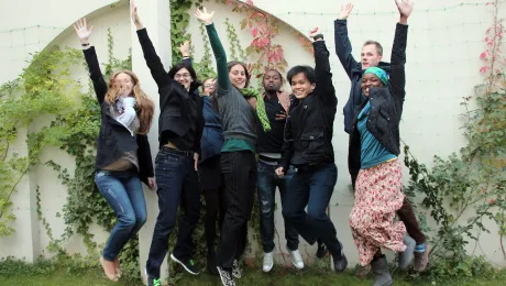  Young adults get the church moving: the Steering Group of the Youth Programme âYoung Reformers Networkâ during their first meeting in Wittenberg on 1 October 2013. Photo: LWF/GNC/F. HÃ¼bner