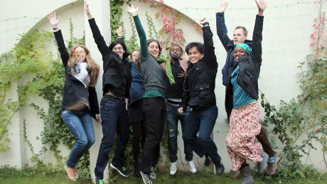 The steering group of the Global Young Reformers Network in Wittenberg. Photo: LWF/F. HÃ¼bner