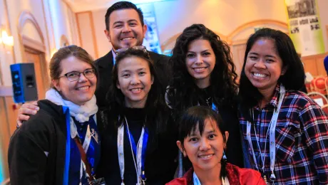 Delegates at Youth Pre-Assembly, Windhoek, Namibia, May 2017. Photo: LWF/Albin Hillert