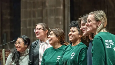 A group of LWF delegates to COP26 in Glasgow, Scotland. 