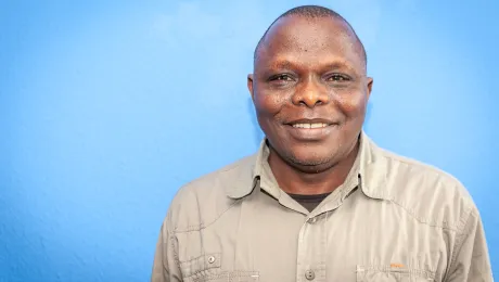 New LWF Regional Secretary for Africa, Rev. Dr Samuel Dawai of the Church of the Lutheran Brethren of Cameroon. Photo: LWF/S. Gallay