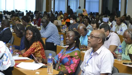 Delegates from The Evangelical Lutheran Church in Tanzania and the Lutheran Church of Christ in Nigeria and the LWF World Service country programs in Kenya--Somalia and Angola. Photo: ALCINET/F. Samari