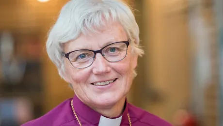 Outgoing Church of Sweden Archbishop Antje Jackelén who stepped down from her leadership role on 30 October. Photo: LWF/Albin Hillert