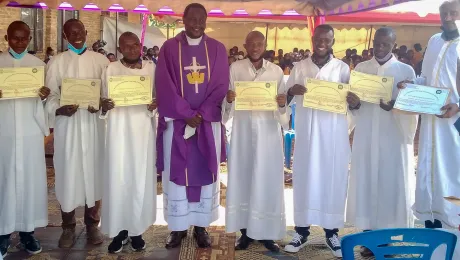 Evangelists who graduated from the Theological Education and Leadership Development (TELD) program of the Lutheran Church of Rwanda (LCR). Photo: TELD