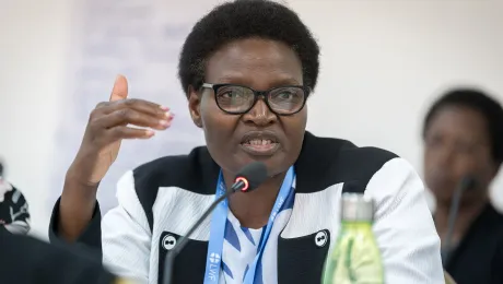 Bishop Naledzani Josephine Sikhwari at the Africa Pre-Assembly in Nairobi, Kenya. Photo: LWF/A. Hillert