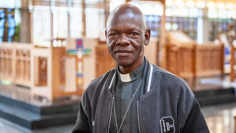 Rev. Joseph Ngoé, President, Evangelical Lutheran Church in the Central African Republic. Photo: LWF/S. Gallay