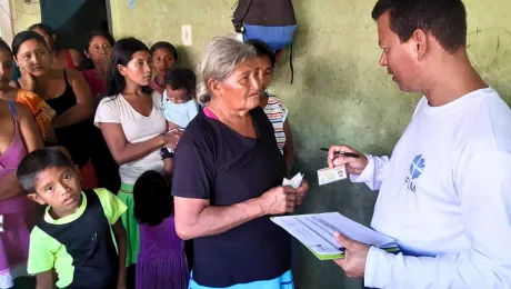 Humanitarian work in the indigenous communities of Pepeina, Wakajara de la Horqueta and Winamorena in the Municipality of Pedernales, Delta State - Venezuela. Photo: LWF Colombia-Venezuela