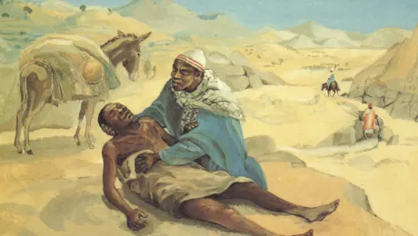 The Good Samaritan, from Art in the Christian Tradition, a project of the Vanderbilt Divinity Library, Nashville, TN. Photo: JESUS MAFA