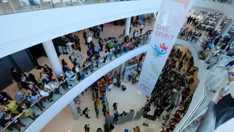 The Thirteenth Assembly, held in Poland under the theme of “One Body, One Spirit, One Hope”, brought together delegates from all regions of the world. Photo: LWF/Marie Renaux