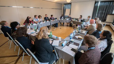 A session of the Committee for Communion Relations during the June 2024 LWF Council meeting