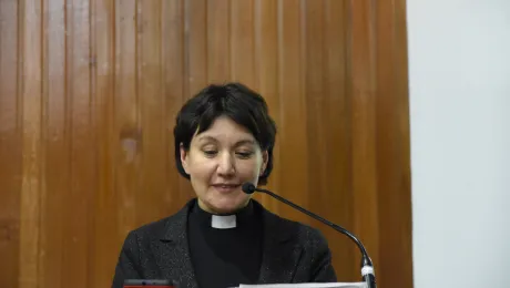 Rev. Dr Anne Burghardt, Secretaria General de la Federación Luterana Mundial envió una carta a la IECLB. Foto: FLM/E.Albrecht