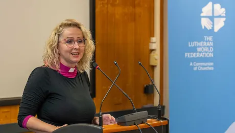 Bishop Paulina Hlawiczka-Trotmanof the Lutheran Church in Great Britain. Photo: LWF/S. Gallay