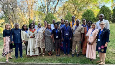 Participants in the third group of the TGLE program at Tumaini University Makumira in Arusha, Tanzania. Photo: LWF/K: Kiilunen