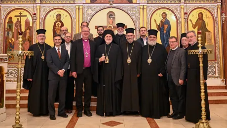 Members of the Lutheran-Orthodox Joint International Commission on Theological Dialogue during their mid-November meeting. Photo: Hellenic College Holy Cross