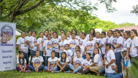 Mujeres de diferentes regiones de la ILFE participaron del Encuentro Anual de Mujeres. Foto: Casa MAU