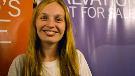 Carolina Huth, voluntaria argentina que forma parte de la Red de Jóvenes Reformadores. Photo: FLM/Eugenio Albrecht