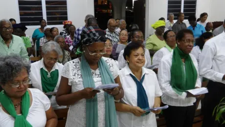 Oración por la Unidad de los Cristianos en la Iglesia San Pablo en Lelydorp, Surinam. Foto: ELKS