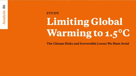 Limiting Global Warming to 1.5