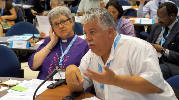 Bishop Melvin JimÃ©nez, chairperson of the Committee for Advocacy and Public Voice Â© LWF/S. Gallay