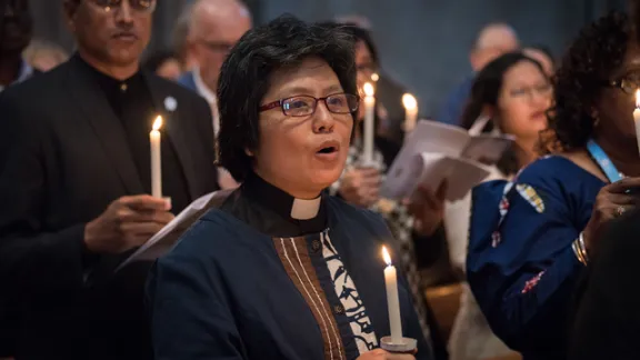 Worship service to mark the 20th anniversary of the Joint Declaration on the Doctrine of Justification, at Geneva cathedral, in June 2019. The liturgy from that service will be used in Reformation Day services world wide today. Photo: LWF/ A. Hillert