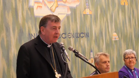 PCPCU President Kurt Cardinal Koch reflects on âFrom Conflict to Communion.â Â© LWF/S. Gallay