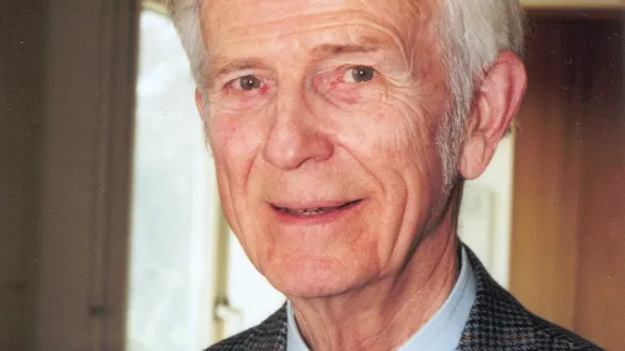 Dr Eugene Ries (1926-2013). Photo: LWF/C. RothenbÃ¼hler