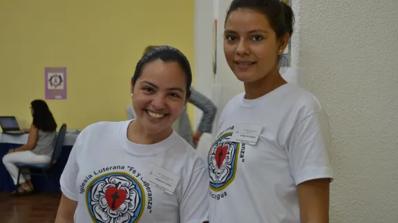 ILFE youth members Freidys Velazquez (right) and Alejandra LÃ³pez. Photo: ILFE/Chelcea Macek