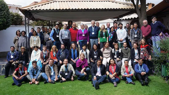 Teilnehmende der Kirchenleitungskonferenz der Region Lateinamerika und die Karibik, April 2015, La Paz (Bolivien). Foto: Eugenio Albrecht