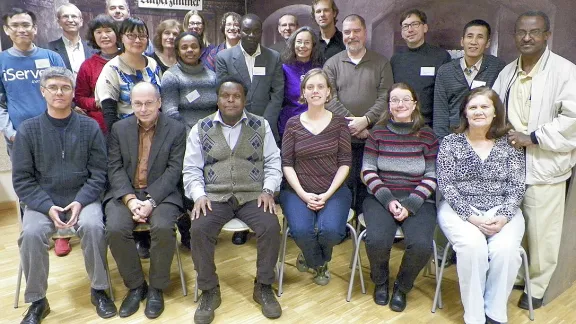 21 pastors from around the world at the LWF seminar on Martin Lutherâs theology in Wittenberg. Photo: Thomas BÃ¶hmert