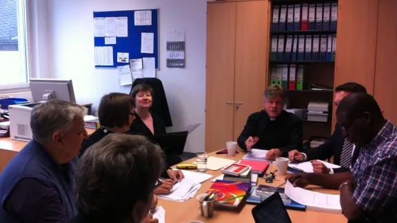 Members of the LWF-PCPCU liturgical working group at their first meeting in Würzburg, Germany. LWF/A. Burghardt