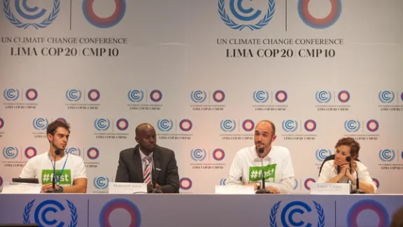 Fast for the Climate at Cop 20 in Lima, Peru 