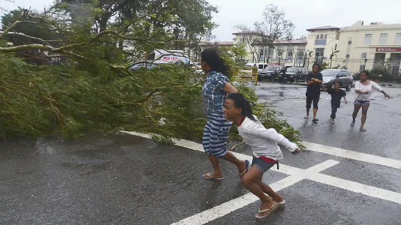 Churches are responding to the devastation following the 11 November typhoon in the Philippines. Photo: REUTERS/Zander Casas courtesy of Thomson Reuters Foundation