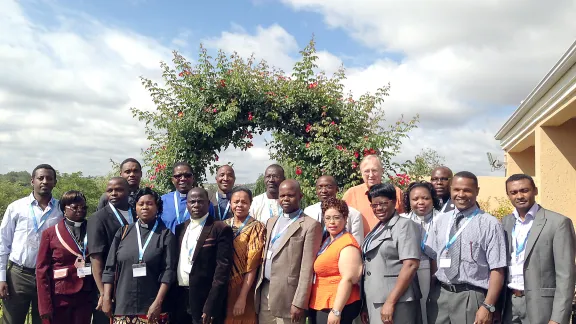 Theologians attending the regional hermeneutics workshop in Johannesburg, South Africa. Photo: LWF/I. Benesch