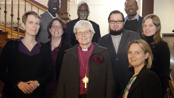 Teilnehmende aus LWB-Mitgliedskirchen und dem LWB-Stab bei der ersten Tagung der Studiengruppe zum Thema lutherische Präsenz im öffentlichen Raum in Stuttgart (Deutschland). Foto: Dr. Thilo Fitzner