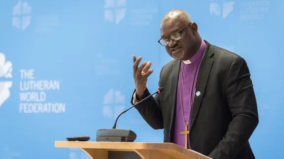 LWF President Archbishop Dr Panti Filibus Musa. Photo: LWF/Albin Hillert