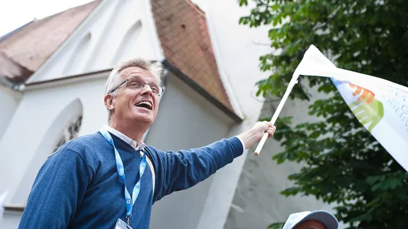 LWF General Secretary Martin Junge invites churches to uphold the three LWF commitments for the Reformation anniversary.  Photo: LWF