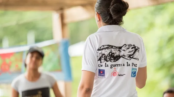 Through the project De la Guerra a la Paz (From War to Peace), the Evangelical Lutheran Church of Colombia accompanies three communities in the Antioquia region, supporting both ex-combatants and the communities they live alongside. Supporting more than 300 families, the project seeks to alleviate the risk of re-victimization or relapse into violent conflict. Photo: LWF/Albin Hillert