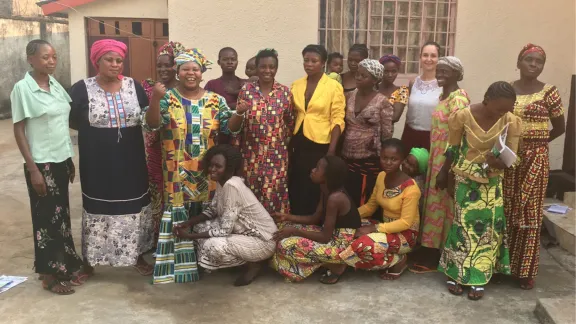 Vertreterinnen und Vertreter des LWB gehörten einer Delegation an, die sich vor kurzem mit Überlebenden sexualisierter Gewalt in der Demokratischen Republik Kongo getroffen hat. Foto: Mukwege Foundation